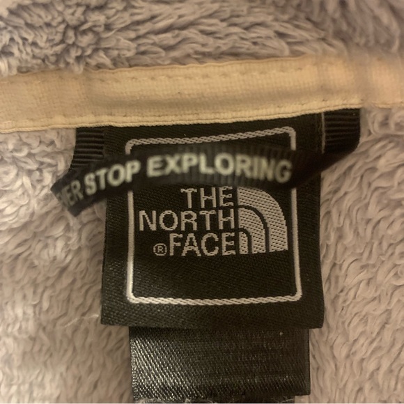 The North Face Women's Osito Gray Fleece Jacket Sz M/M - Picture 5 of 6